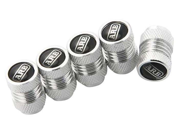 ARB Silver Tyre Valve Caps