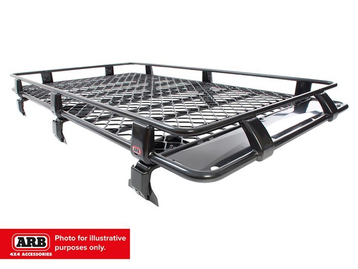 ARB Deluxe Steel With Mesh Floor Roof Rack – Defender 110 Station Wagon