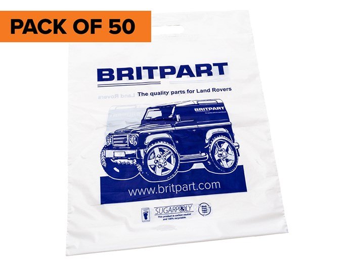 Britpart Branded Carrier Bags Pack Of 50
