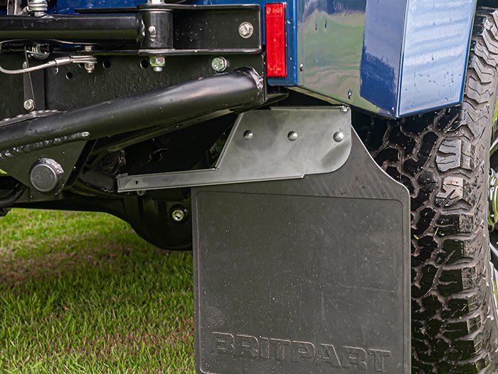 Stainless Steel Rear Mudflap Bracket – Defender 110 / 130