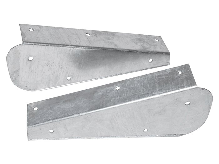 Galvanised Rear Mudflap Brackets – Defender 90