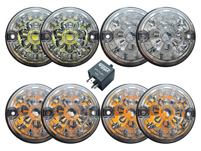 Clear Lens Led Light Kit - Series - Def87 On – Defender 1987–2016 (+2 more)