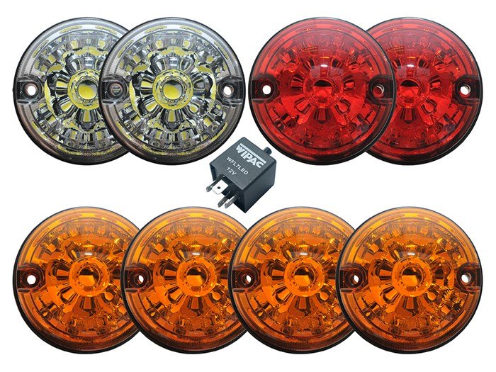 Colour Lens Led Light Kit - Series - Def87 On – Defender 1987–2016 (+2 more)