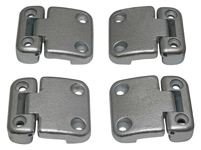 2nd Row Door Hinge Kit Ss Puma Fixings - Def – Defender (+1 more)