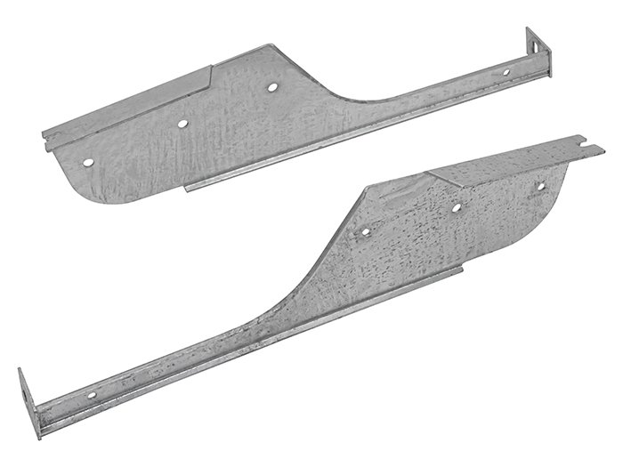 Galvanised Rear Mudflap Brackets – Defender 110 / 130
