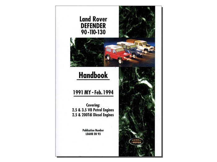 Lrover Defender 91-94 Handbook Lrdf1h