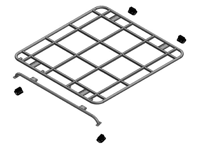 Explorer Roof Rack – Defender 90 Station Wagon / Hard Top 1987–2006 (+1 more)