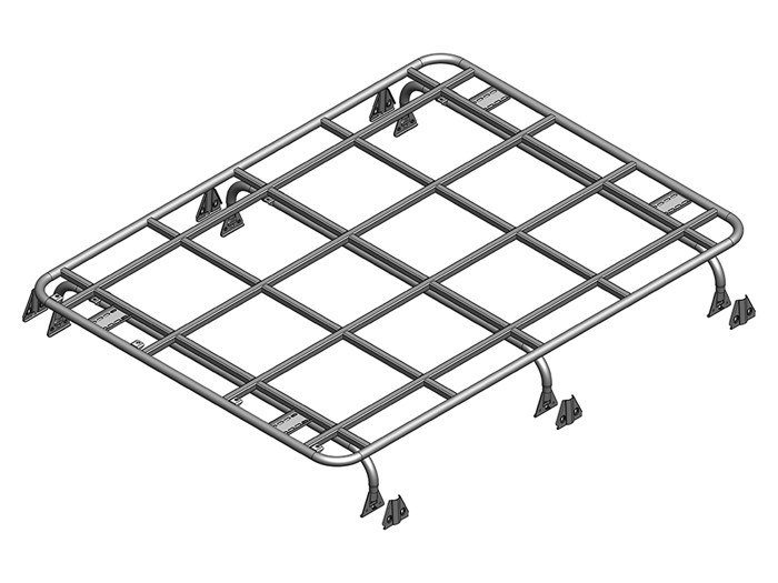 Explorer Roof Rack – Defender 90 Hard Top / Station Wagon full length (+1 more)
