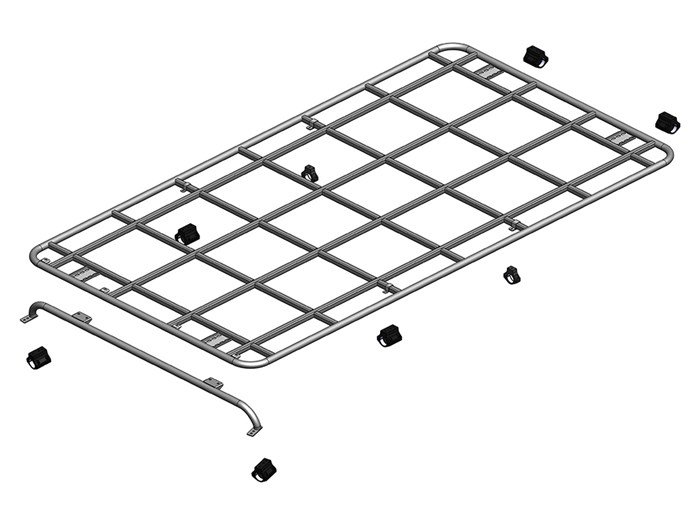 Explorer Roof Rack – Defender 110 Hard Top / Station Wagon full length