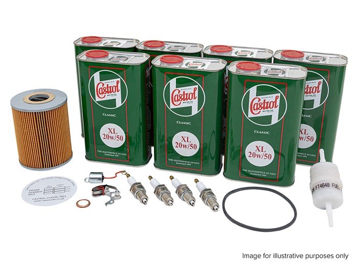 Britpart Service Kit With Castrol 20W-50 Oil – Series 2.25 Diesel