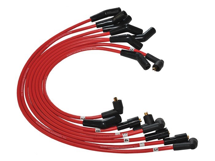 Ignition Lead Set Red - Def 4.0 V8 - P38 V8 To 99 – Defender 4.0 V8 (+1 more)