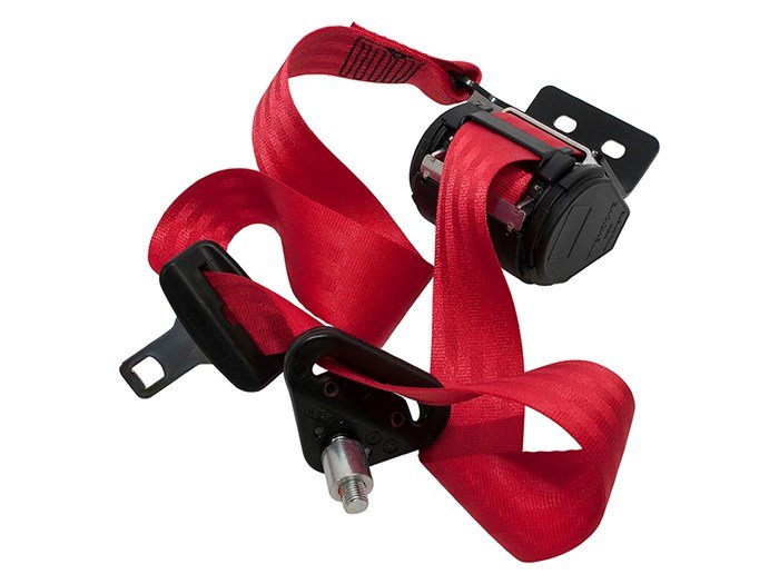 Red Seat Belt Lh Truck Cab Defender Front