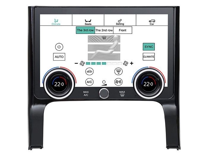 10" Touchscreen Climate Control Upgrade Panel – Range Rover Evoque 2020–2022