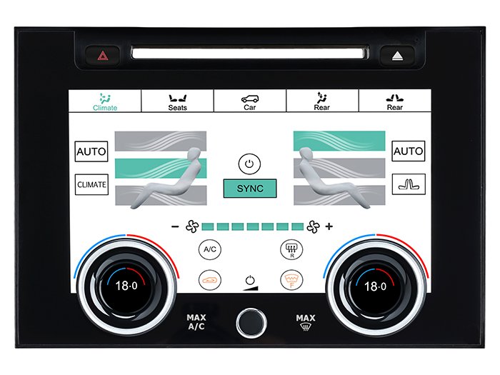 9" Touchscreen Climate Control Upgrade Panel – Range Rover Vogue 2013–2017 with CD