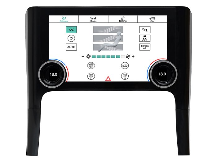 10" Touchscreen Climate Control Upgrade Panel – Range Rover Sport 2010–2013