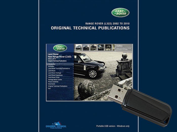 Original Technical Publications – Range Rover 2002–2010