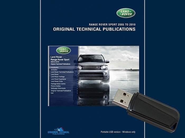 Original Technical Publications – Range Rover Sport 2005–2010