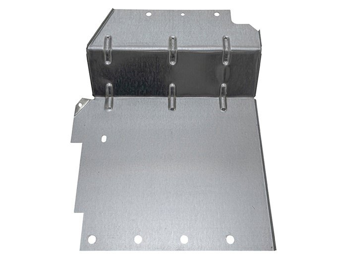 Galvanised Inner Front Wing Mudshield – Series 3