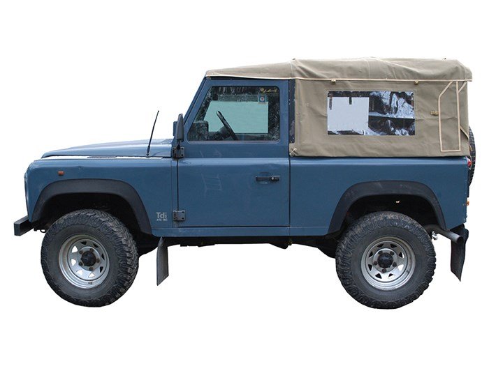 Full Hood – Defender 90 up to 2000 with a round header rail