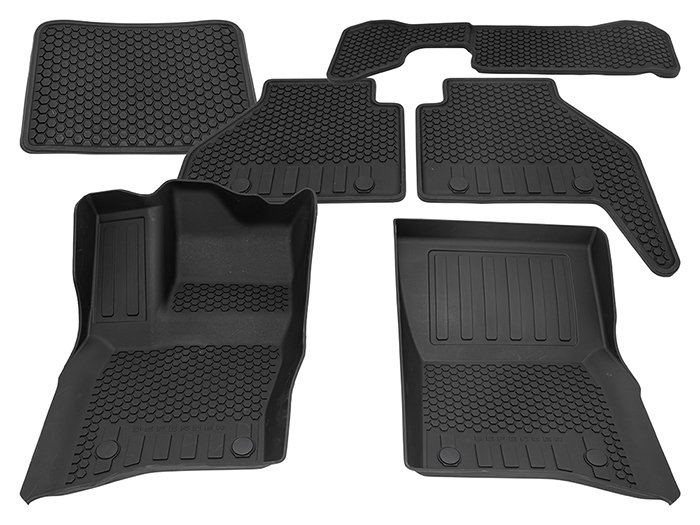 Rubber Mat Set – Defender 110 2020 onwards 5+2 seats