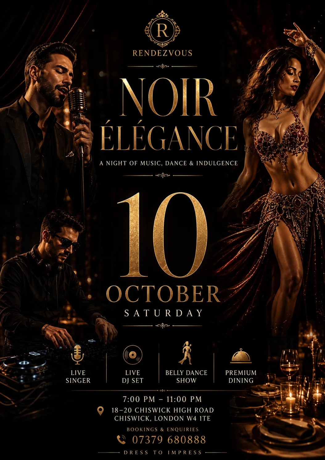 π₯β¨ NOIR ΓLΓGANCE β¨π₯ at Rendezvous