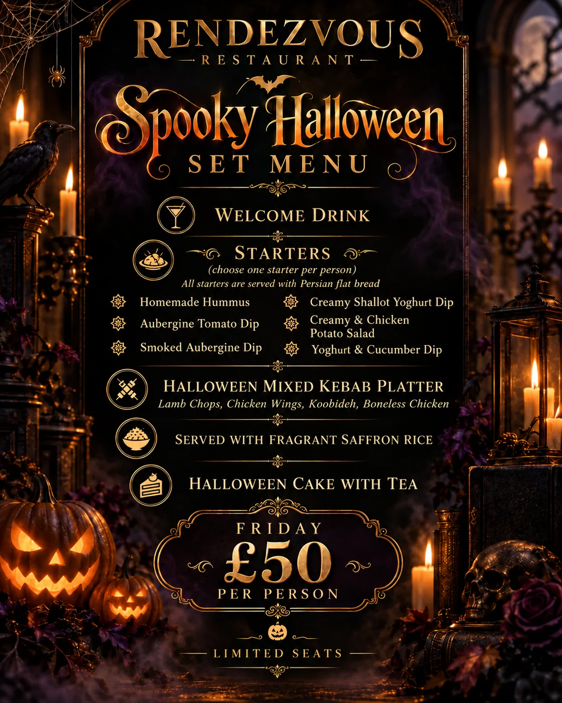 π HALLOWEEN NIGHT π» set menu