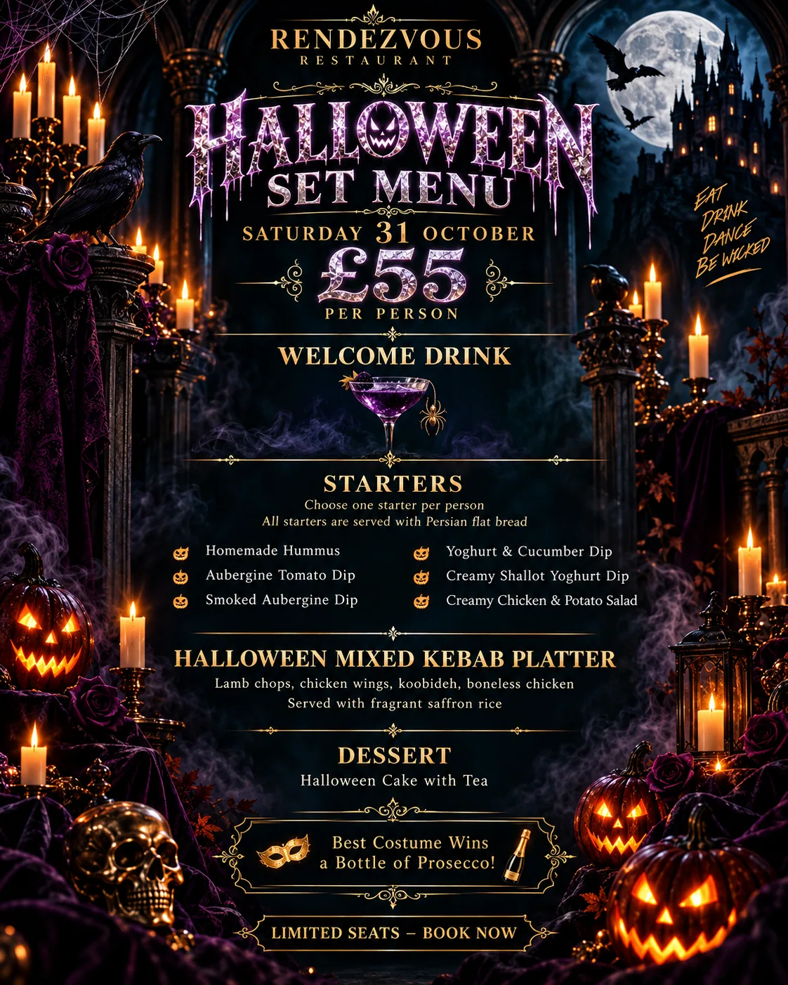 HALLOWEEN NIGHT π»π set menu