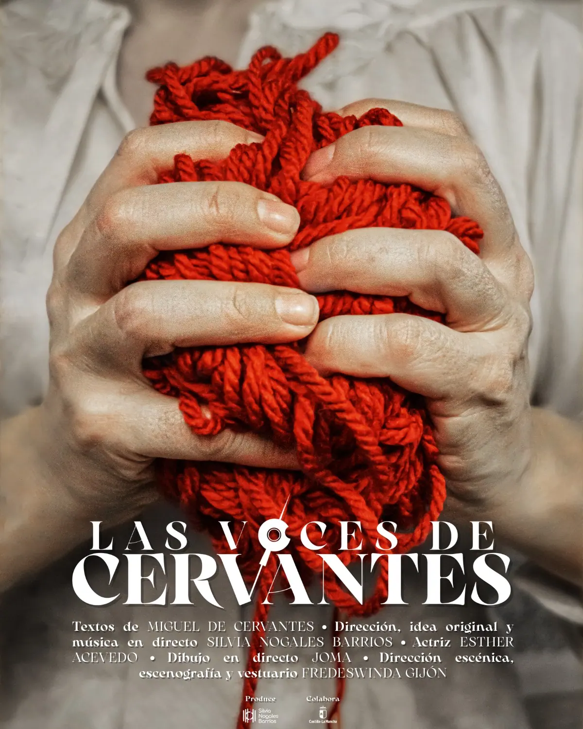 Cartel de Las voces de Cervantes