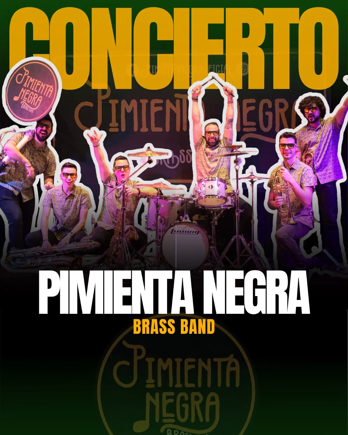 Cartel de Pimienta Negra Brass Band