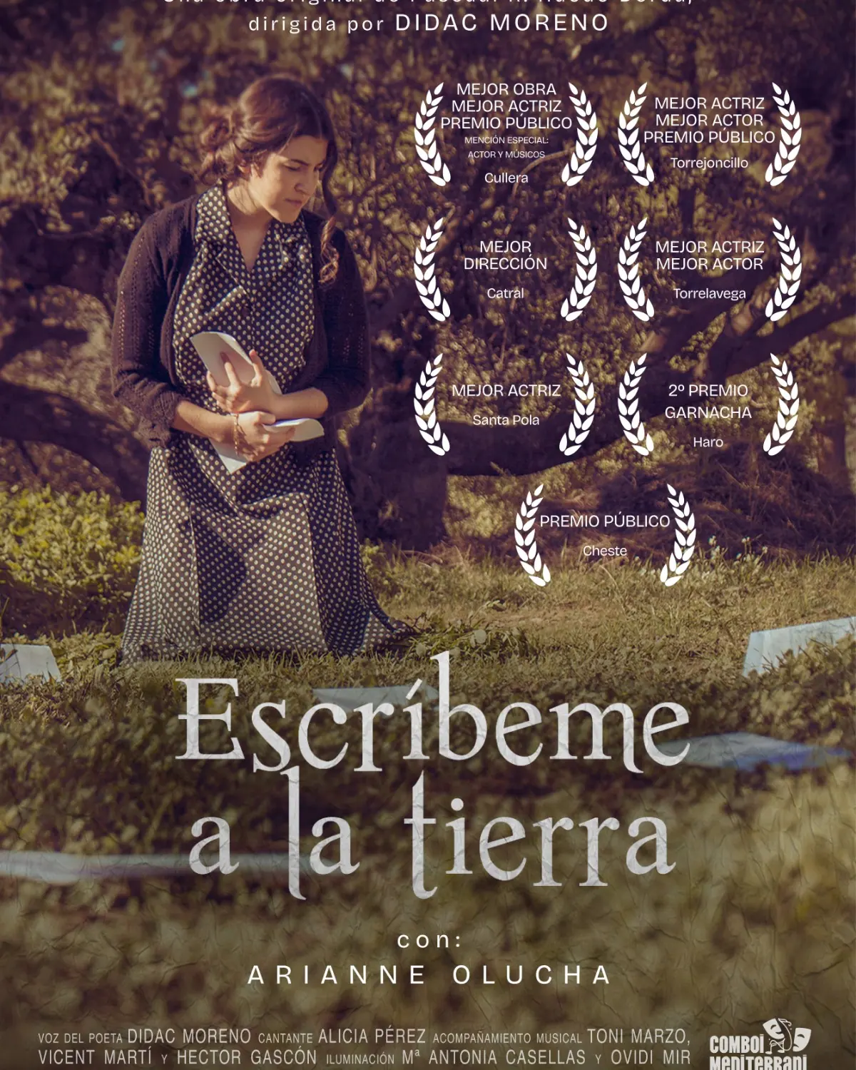 Cartel de Escríbeme a la tierra