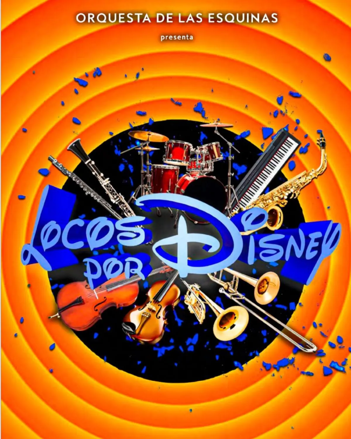 Cartel de LOCOS POR DISNEY