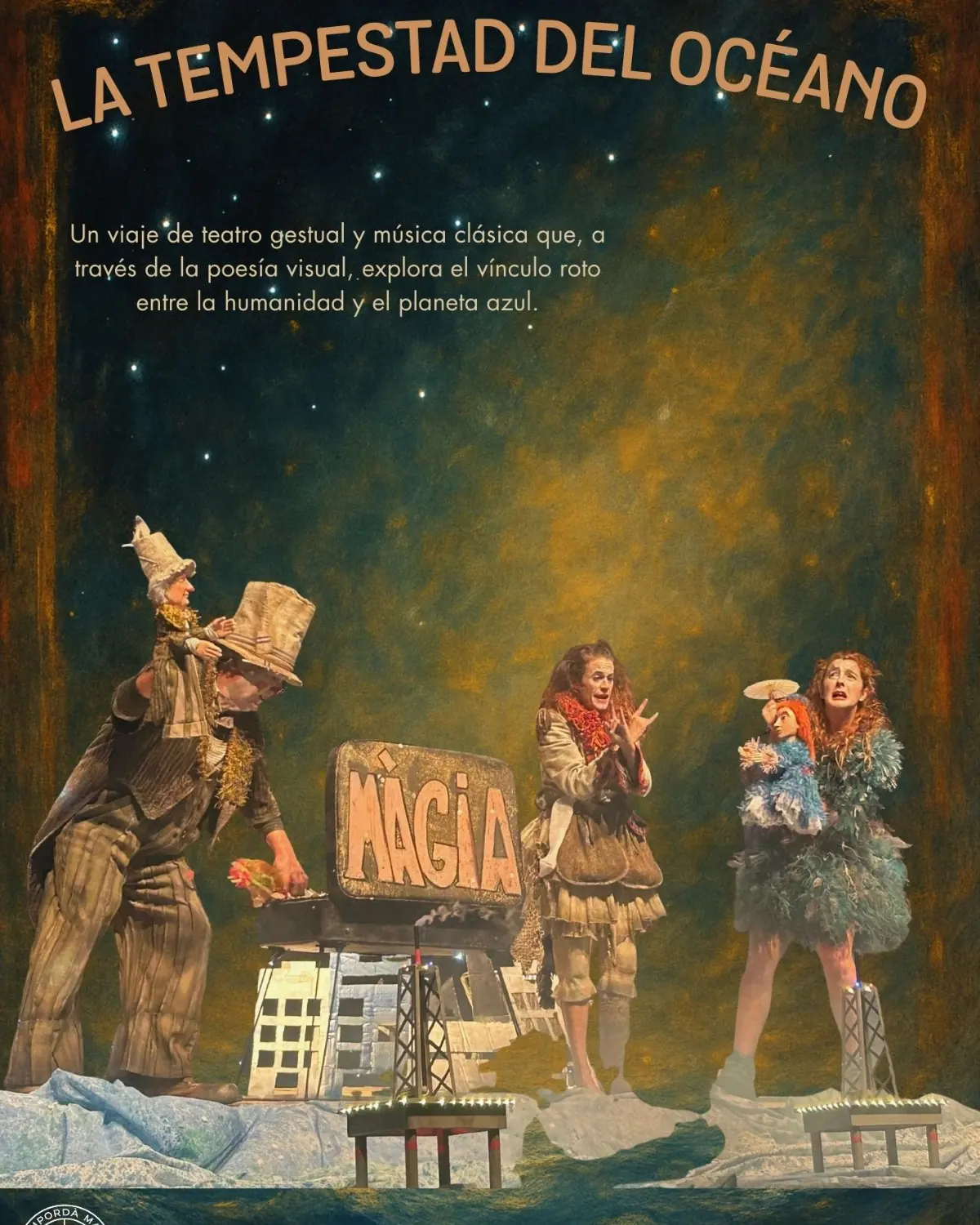 Cartel de La Tempestad del Océano
