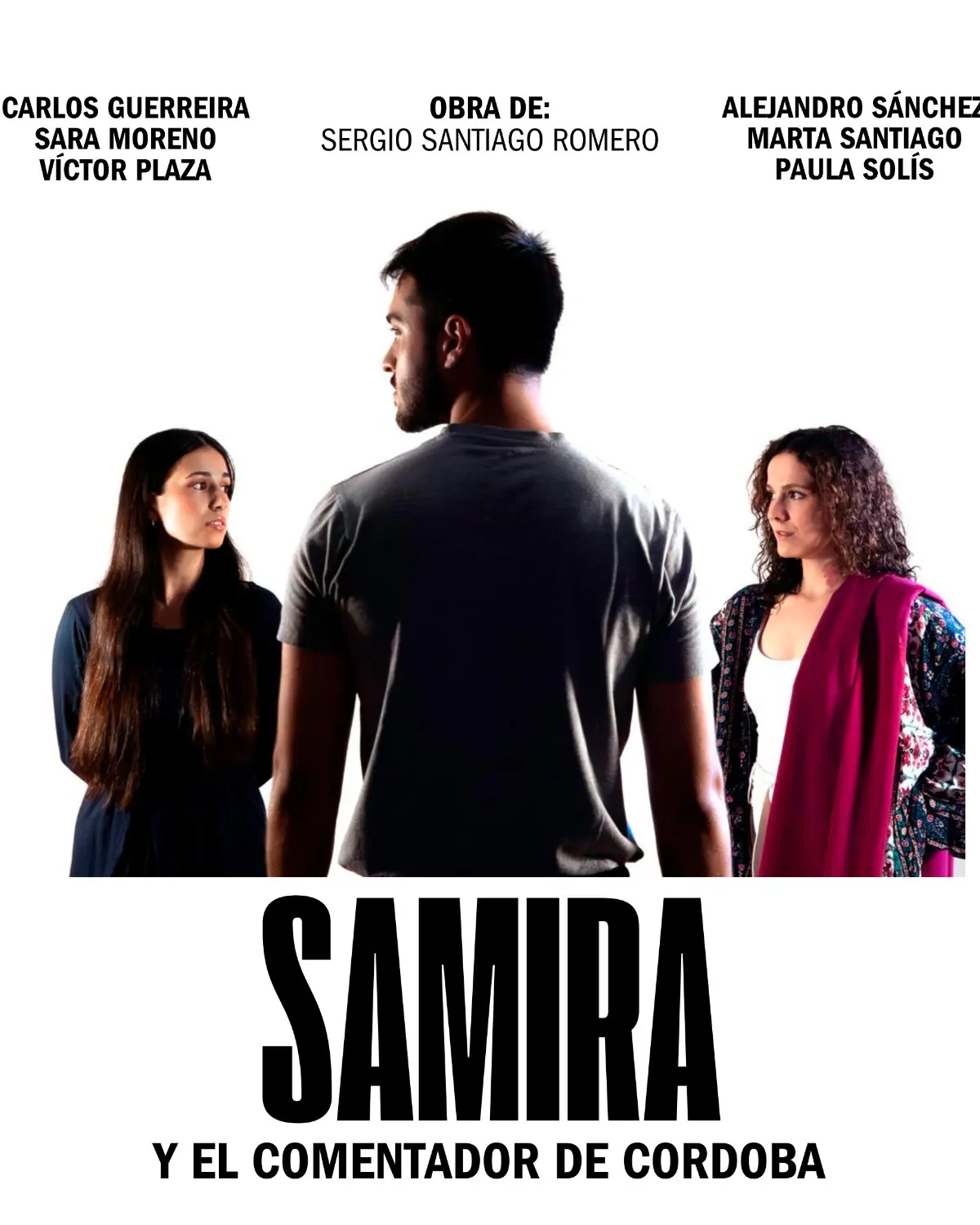 Cartel de Samira y el Comentador de Cordoba