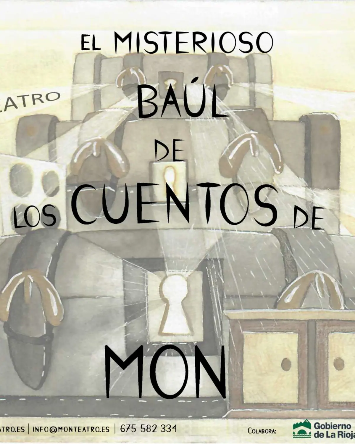 Cartel de El misterioso baúl de los cuentos de Mon