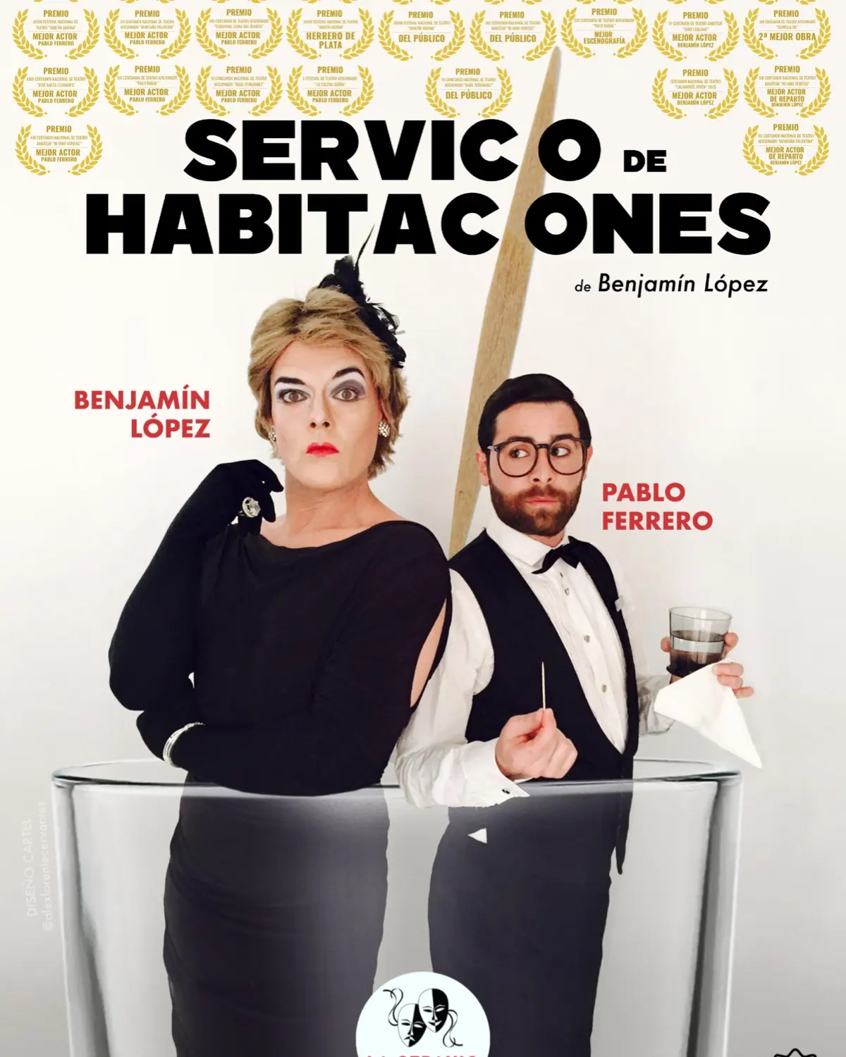 Cartel de "SERVICIO DE HABITACIONES"