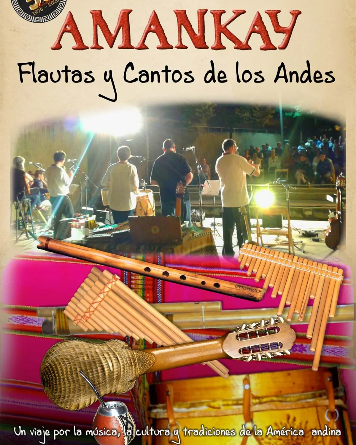 Cartel de Flautas y Cantos de los Andes