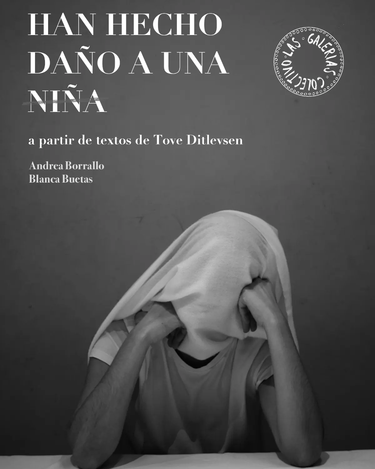 Cartel de Han hecho daño a una niña