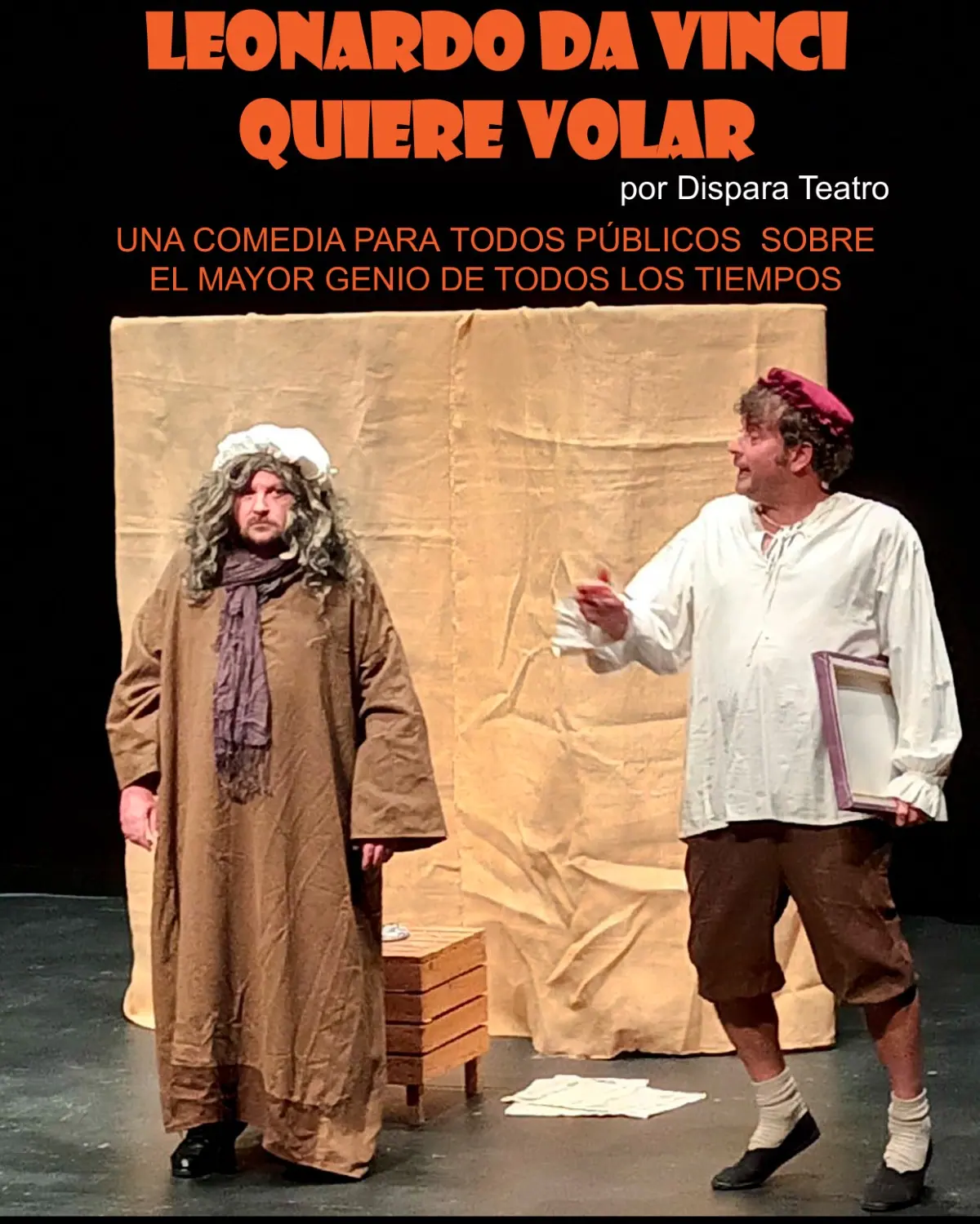 Cartel de Leonardo da Vinci quiere volar