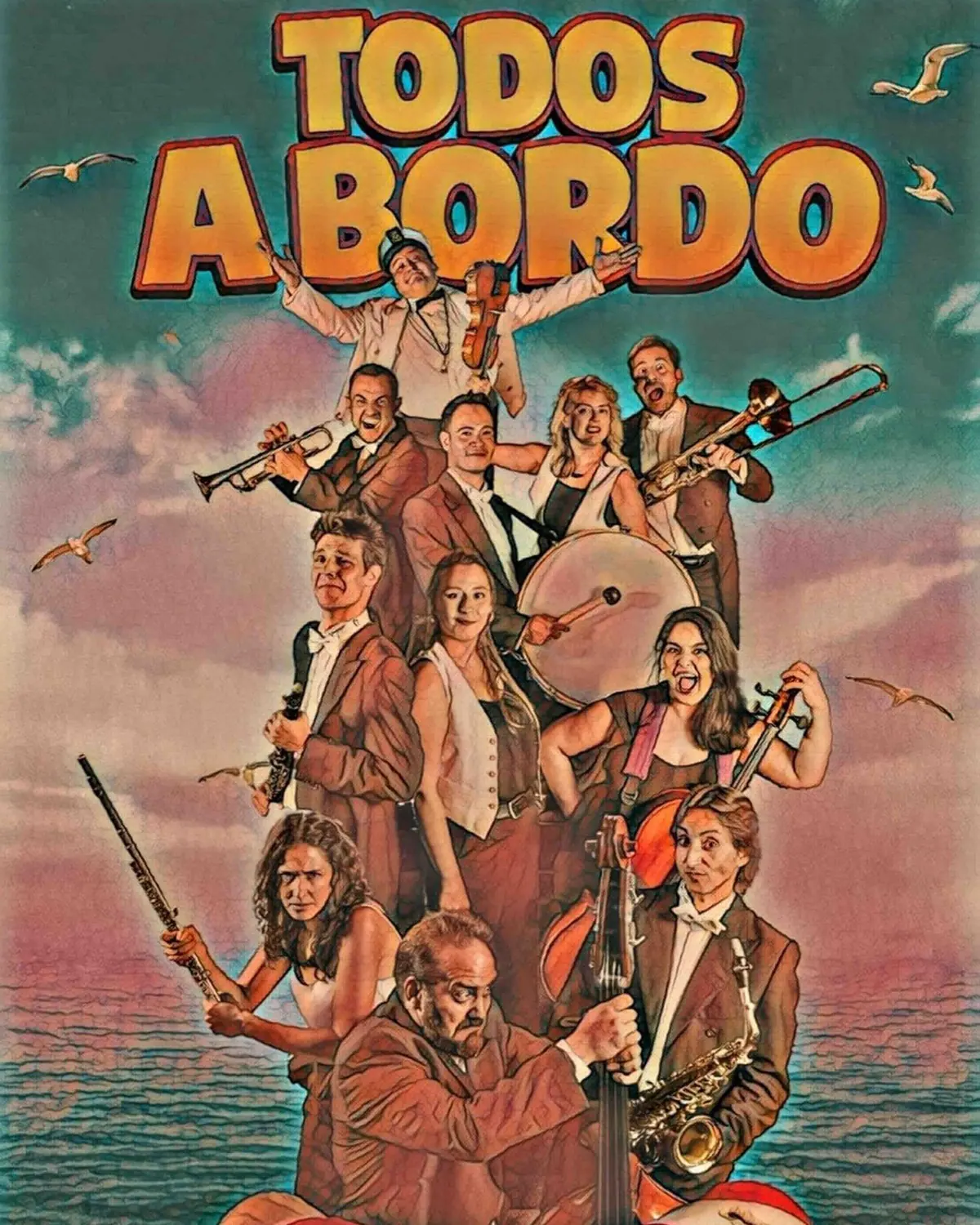 Cartel de TODOS A BORDO