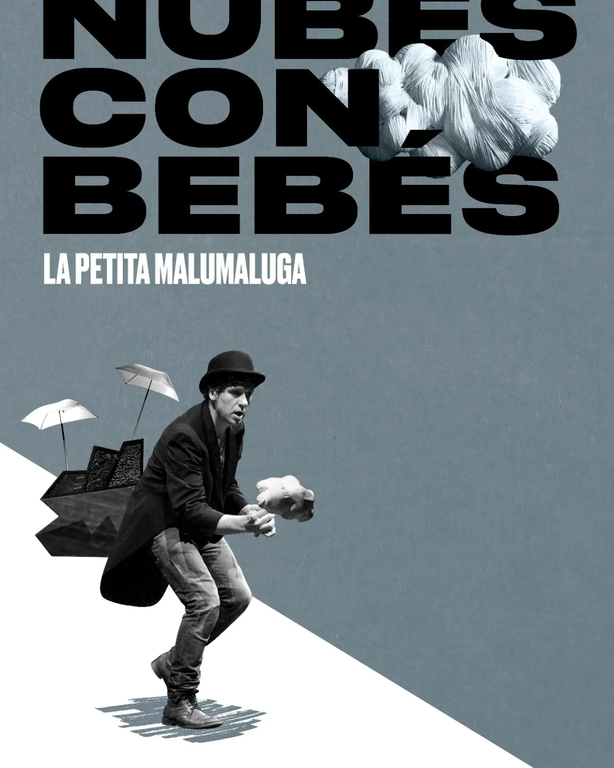 Cartel de NUBES CON BEBES