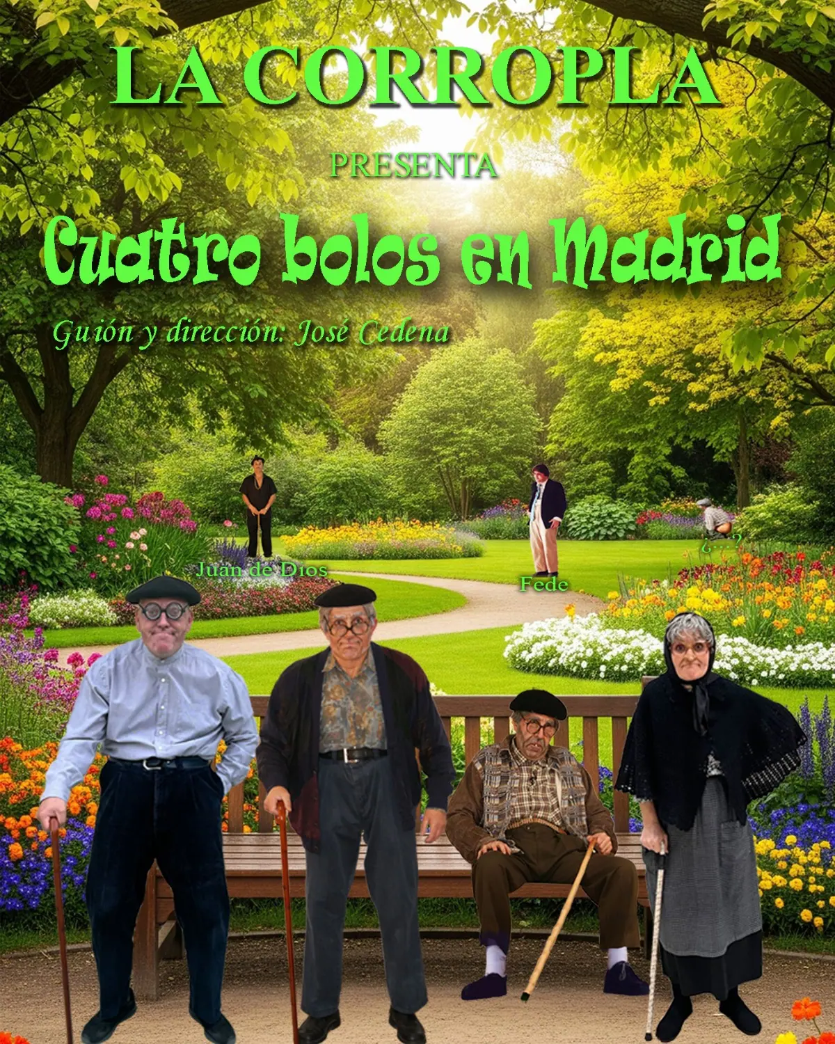 Cartel de CUATRO BOLOS EN MADRID