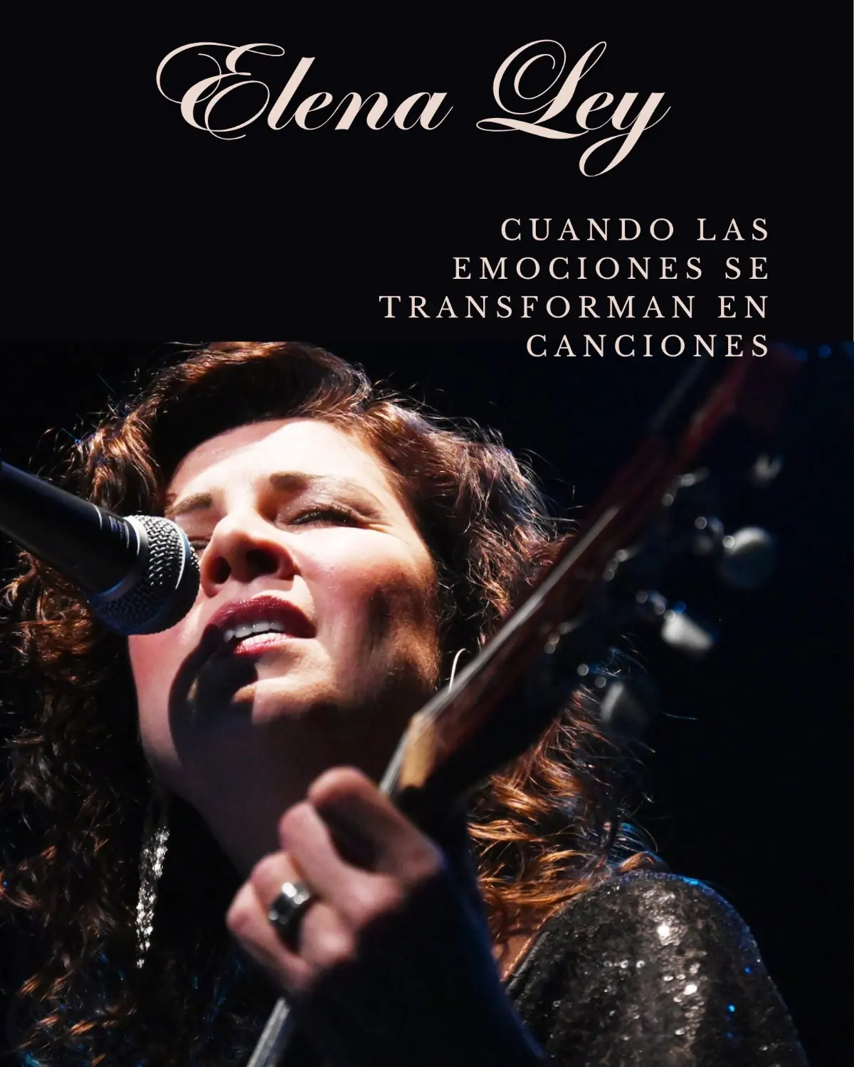 Cartel de Elena Ley Live
