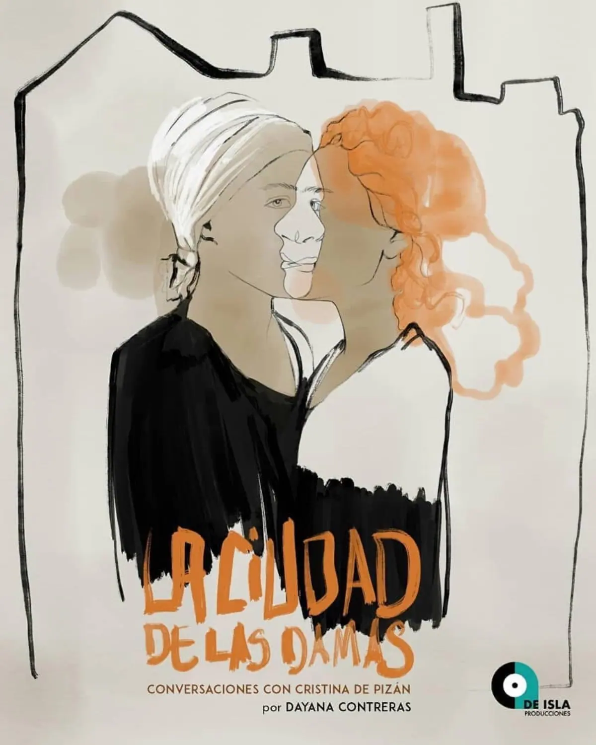 Cartel de La ciudad de las damas. Conversaciones con Cristina de Pizán