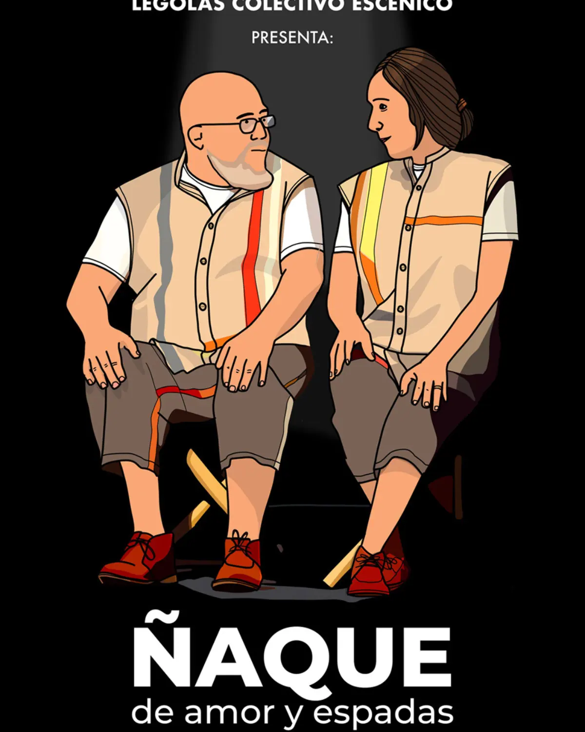 Cartel de Ñaque de amor y espadas