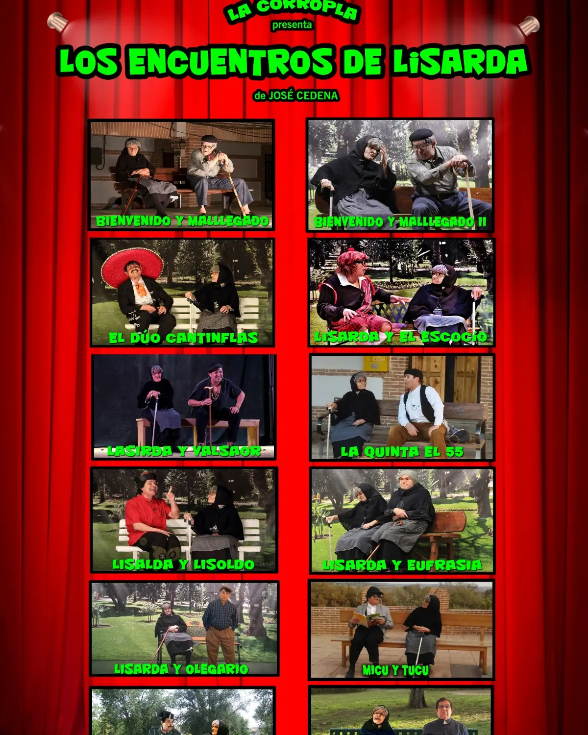 Cartel de LOS ENCUENTROS DE LISARDA