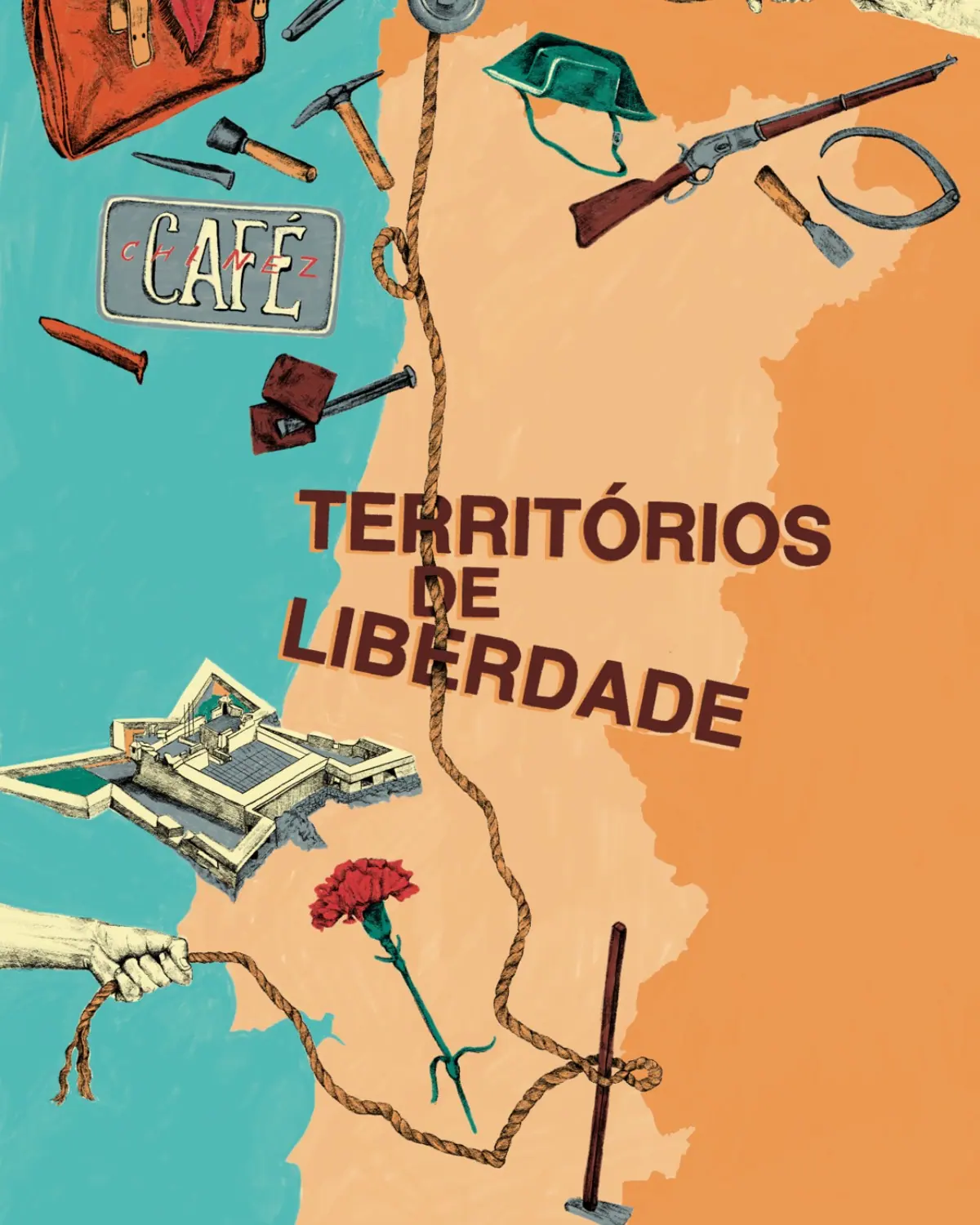 Cartel de TERRITORIOS DE LIBERTAD