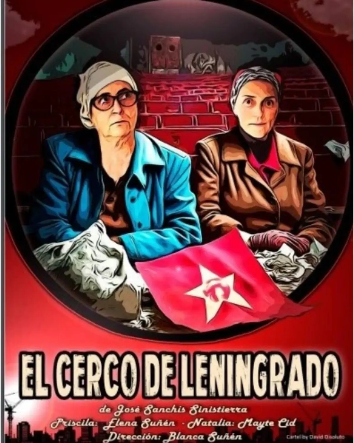 Cartel de El cerco de Leningrado