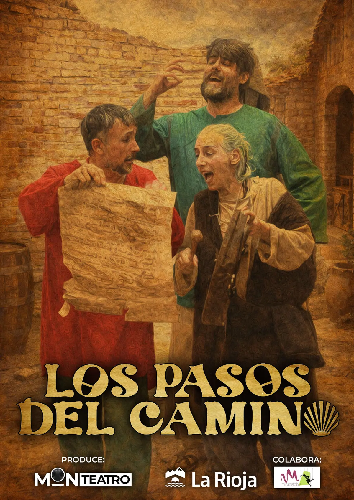 Cartel de Los Pasos del Camino