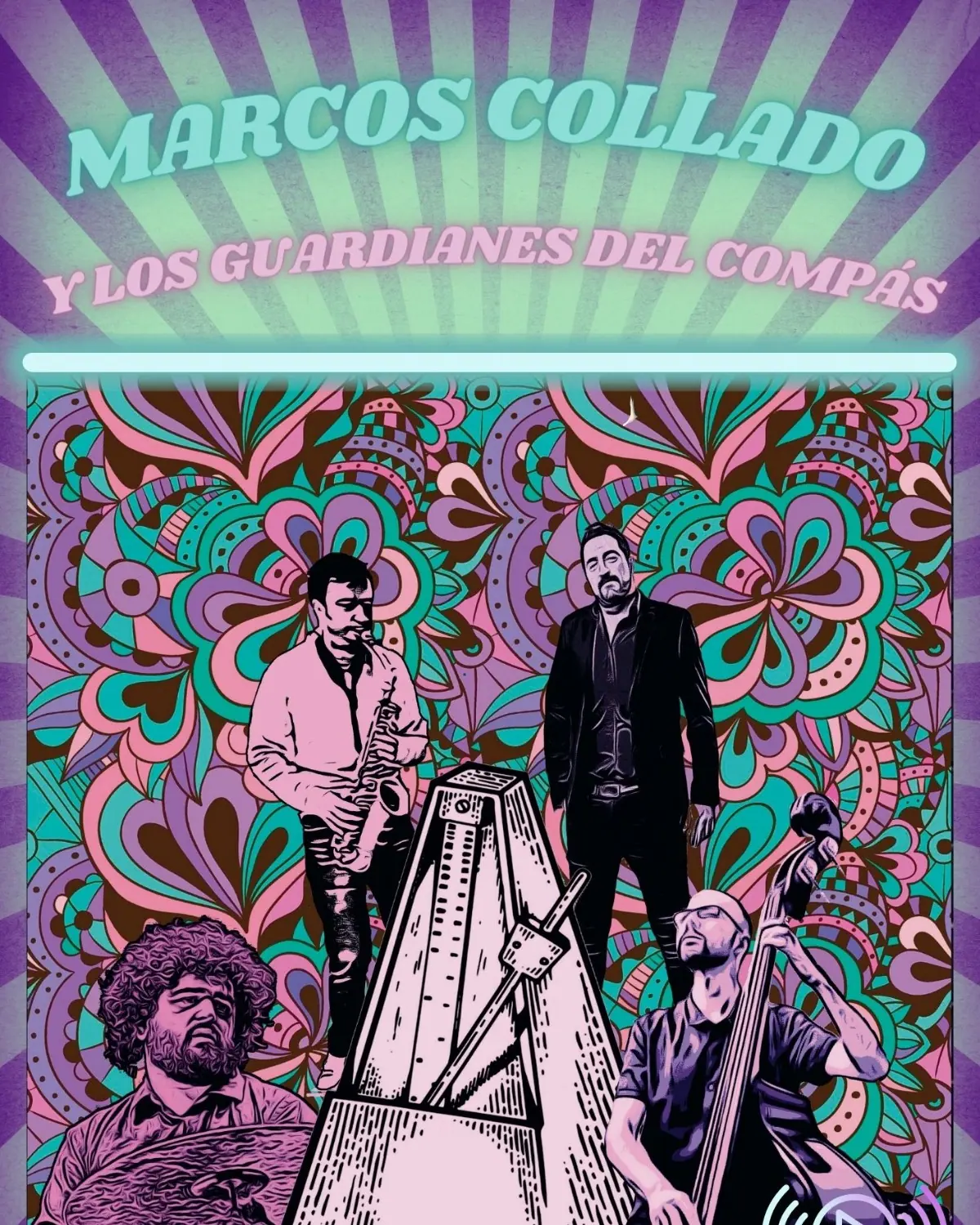 Cartel de Marcos Collado and The Beat Guardians