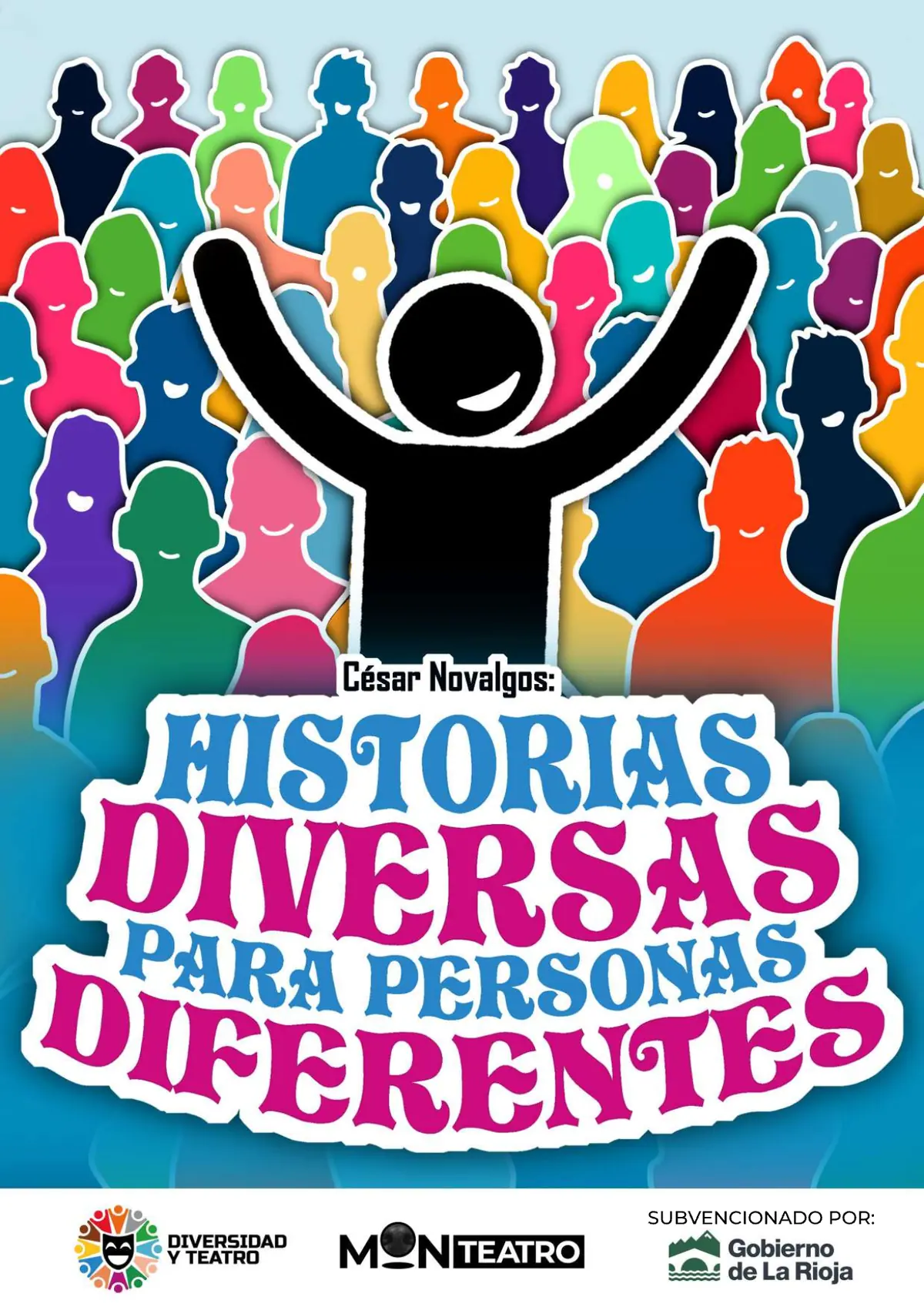 Cartel de Historias Diversas para Personas Diferentes